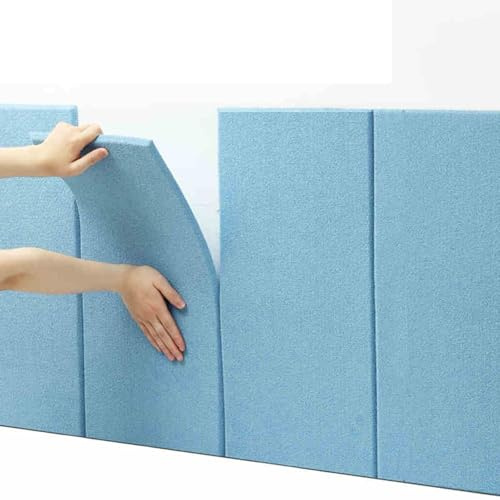 HSIRYAOHD Anti-Kollisions-Wandaufkleber, dicke Kinder-Schutz-Wandpolsterung, 30 cm x 60 cm, selbstklebendes Wandkissen, Tatami, weiche Tasche, Wandpaneele, 3D-Schutzkissen für Bett