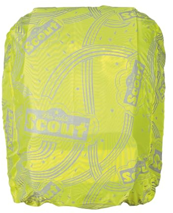 Undercover Scout Regenhülle, Neon Safety Cape, Gelb, Universeller Regenschutz mit Reflektierenden Elementen, Einheitsgröße