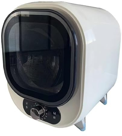 Asciugatrice portatile, capacità 5 kg, compatta, con funzione centrifuga, design ventilato a risparmio energetico per piccoli spazi