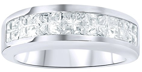 Sterling 925er Silber Ring - Invisible Zirkonia Channel - 6