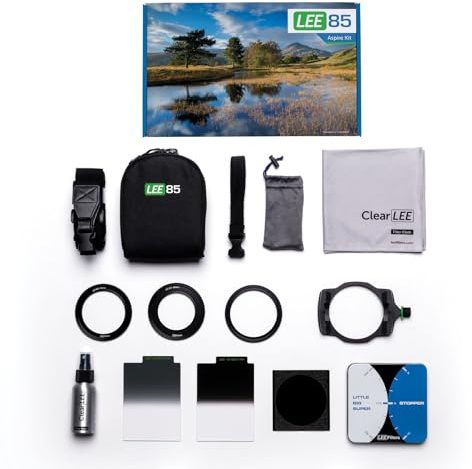 LEE Aspire Kit Filterset 85 mm - Hochwertiges Filterhalter-Set mit Adaptern, ND 1000 und 2 GND-Filtern