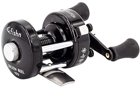 FISHN® Frozen Reel CL20 - Robusto Mulinello Multiplo per Pesca sul Ghiaccio - Dimensione 40-50 mm, Ideale per Luccio, Pesce Persico, Trota, Salmo