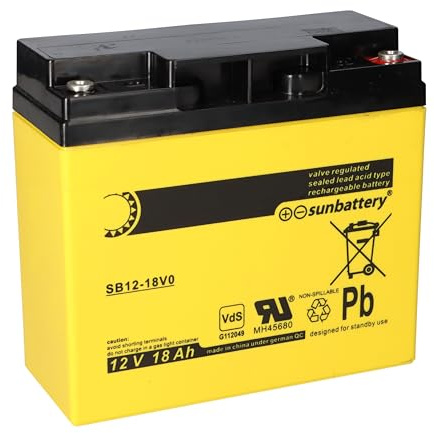 Batteria di ricambio compatibile con Aritech BS131N 12V 18Ah