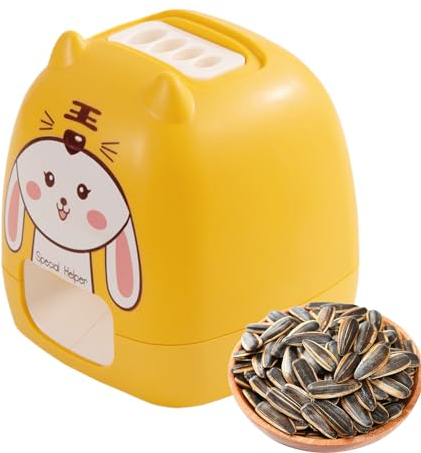 Poupangke Sonnenblumenkern-Schälermaschine | Sonnenblumenkernöffner Automatischer Tierform-Splitter - Sonnenblumenöffnerwerkzeug, schnelles und effektives Kernschäl-Gadget, Heimküchenzubehör