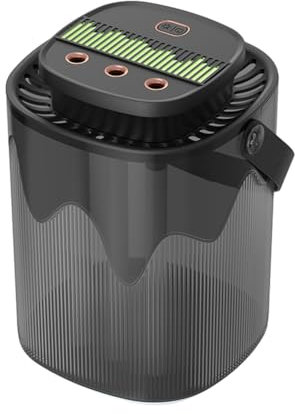 Humidificador de aire inalámbrico de 3 litros, difusor de aire con boquillas, difusor de aire USB