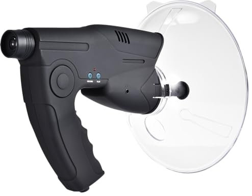 Oreille Bionique Avec Microphone Parabolique - Dispositif D'écoute Directionnelle 8X, Capture Audio D'oiseaux En Plein Air | Outil D'Observation De La Nature Avec Fonction D'enregistrement, Tapp