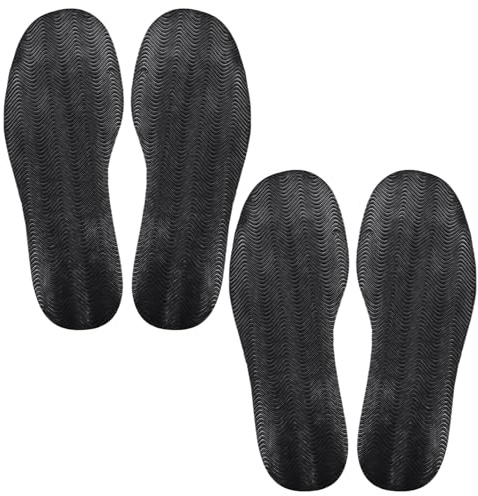 2 Pares De Pegatinas De Suela Ondulada, Antideslizante Y Resistente Al Desgaste, Protegen Eficazmente Las Suelas, Extienden La Vida Útil De Zapatos, Etc.