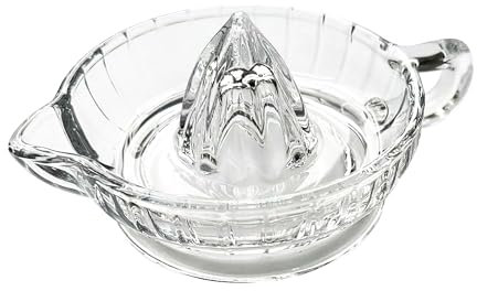 Fox Run Glass Manual Heavyweight Juicer For Standard Small-to-Medium Lemons, Limes, Oranges and More