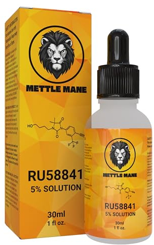 Mettle Mane - RU58841 5% lösning (50 mg/ml) - DHT Blocker Hair Serum - 30 ml flaska