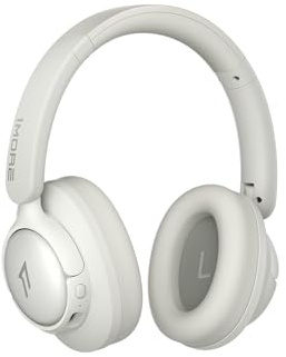 1MORE HQ31 Over-Ear Headphones, Hybrid Active Noise Cancelling Headphones with Hi-Res Audio, 90H Playtime, Foldable Design, Wired Mode Available, Clear Calls, Preset EQ Via App, Multipoint Connection