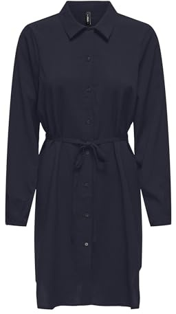 Onlnova Life Elite L/S Shirt Dress, Cielo Notturno, M