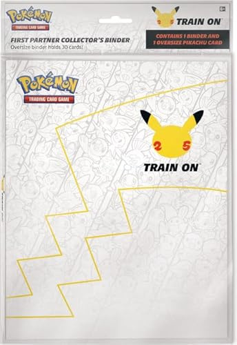kompatibel für Ultra Pro Pokemon 1-Pocket Sammelalbum für Oversized XXL übergroße Karten - Album für 60 Sammelkarten Binder/Portfolio + 1 Karte