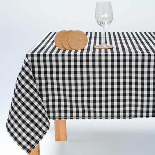 Jarapa Home Mantel Antimanchas Hule Mesa Rectangular Repele Líquidos y Manchas. Tela Resinada Suave de Algodón - Mantel Rectangular