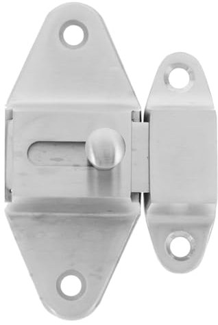NULYLU Blocco Scorrevole Acciaio Inossidabile Per Porte Serratura Di Sicurezza Per Porte Da Bagno e Resistenti All Usura Design Robusto Per Applicazioni Industriali Meccanismo Facile Da