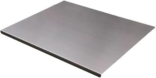 Tamu Tamu Planche à découper en acier inoxydable, 40 x 30 cm, planche à découper robuste, plan de travail, planches épaisses pour la cuisine, la pâtisserie, les nouilles pour pétrir le pain, la pâte