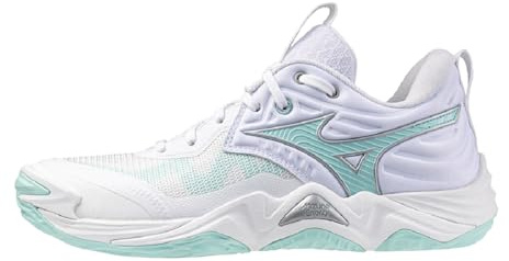 Mizuno Wave Momentum Elite inomhusskor för kvinnor - AW25, Vit blå nyans, 38 EU