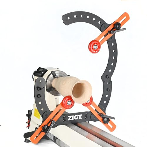 Wood lathe Steady Rest for 12inch and 14inch Swing Size Wood Lathe Woodturning steady rest ZICT