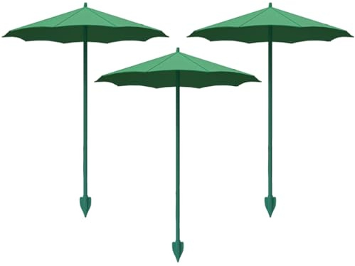 Parasol pour d'extérieur | 3 pièces Protection solaire pour – Protection UV – Pour de balcon, jeunes arbustes, terrasses, parterres de fleurs, maison de jardin