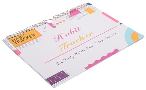 SUPVOX Planner senza Data per Monitoraggio delle Abitudini, Diario degli Obiettivi e Pianificatore di Apprendimento Ampio Spazio Appunti, Formato Comodo e Materiale Cartaceo Sicuro