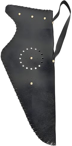 Traditioneller Rückenhalter, Bogenschießenköcher, mittelalterliches Holster für Bogenjagd, 46,5 cm, PU-Leder, 164 g
