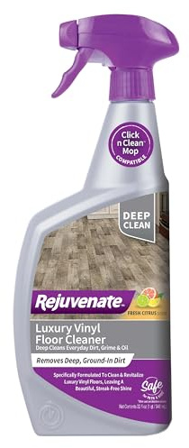 Rejuvenate Nettoyant de sol haute performance pour carrelage en vinyle - Formule neutre au pH neutre - Ne laisse pas de traces ou de résidus ternes - 946 ml