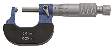 CNC QUALITÄT Bügelmessschraube Messbereich 0-25 mm - ballige und flache Messflächen