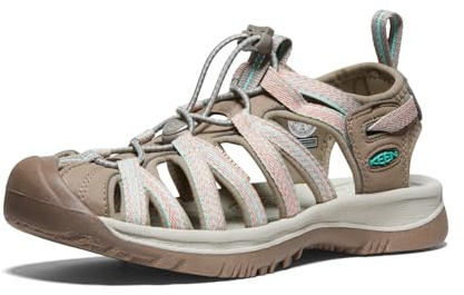 KEEN Damen Sandale Whisper Taupe/Coral 41