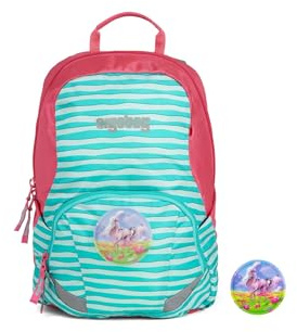 ergobag Galopp Rucksack, für Jugendliche, Unisex, mehrfarbig (mehrfarbig), Einheitsgröße