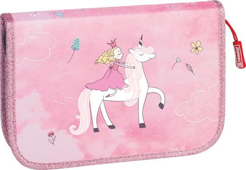 BRUNNEN Federmäppchen Unicorn Princess | 2 Klappe(n), rosa