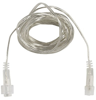 Lights4fun Essential Connect 5m Verlängerungskabel transparent nur kompatibel mit unserer Serie