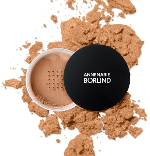 ANNEMARIE BÖRLIND Loose Powder Almond 10 g Für Ebenmäßigen Teint | Kaschiert Falten, Soft-Fokus-Effekt, Spendet Feuchtigkeit, Schützt Vor Feinstaub & Blue Light, Mit Anti-Pollution-Komplex