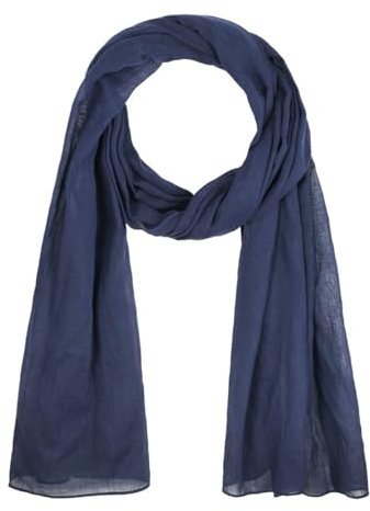 Allée du foulard - 100% Baumwolle Seidenschal Damen - 180 x 50 cm - Schals & Tücher für Damen, Kopftuch, Hijab, Halstuch Damen, Schal, Loop Schal Damen, Stola Damen Festlich - für alle Jahreszeiten