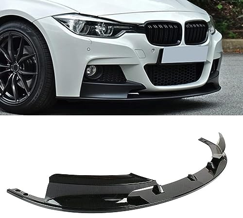 HYGGLY Voiture Becquets Pare-Chocs Avant pour BMW F30 F31 3 Series 2012 2013 2014-2018 M-Sport, Pare Choc Avant Lame Spoiler De Lèvre Cache Lèvre Diffuseurs Becquet Garde Kit