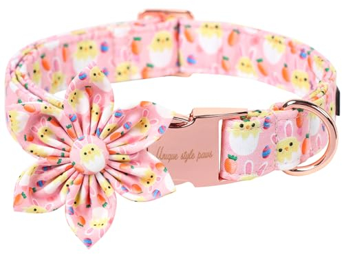 Unique style paws Ostern Hundehalsband Geschirre Halsbänder & Leinen für Halsband Hund Breit Fliege Kette Hund Dog Collar Zughalsband Geschenke für Kleine Mittlerer Große Hunde XL