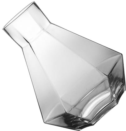 Amosfun Glass Water Jug and Pitcher 1340ml Crystal Cold Water Jug with Gold Rim, Large Capacity Glass Pitcher for Juice, Tea and Cold Drinks, Home Dining Serveware