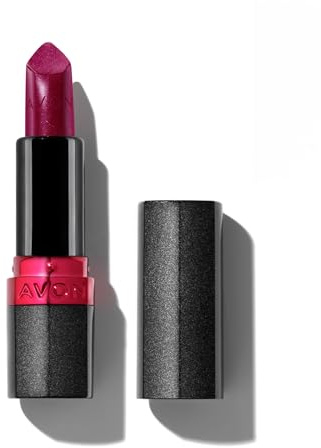AVON Ultra Shimmer Rossetto Stellar Magenta 3,6g | Rossetto perlato ad alta pigmentazione, colore luminoso e finish shimmer multidimensionale, tonalità Stellar Magenta
