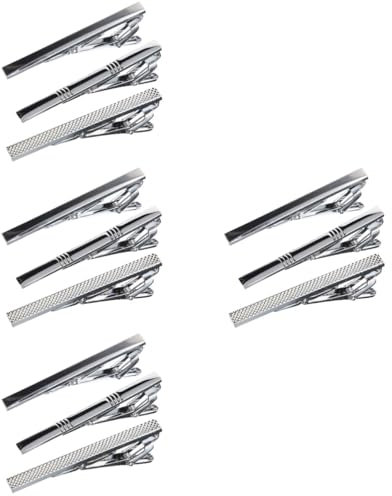 VALICLUD 12stücke Krawattenklammer Für Herren Business Krawattenclips Elegantem Design Für Hochzeit Anzug Und Formelle Anlässe Leicht Und Stilvoll Hält Krawatte Sicher