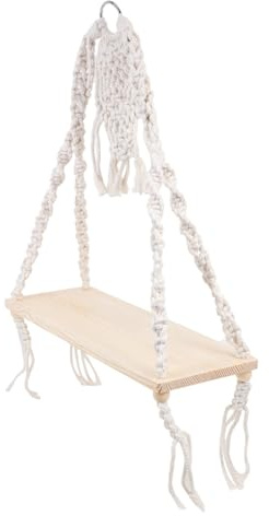 CLISPEED Tejiendo Tapices Macetero Colgante De Pared para Manualidades Tapiz De Pared Decoración para Macetas Exhibición De Macetas Colgante De Exhibición De Plantas Hilo De Algodón