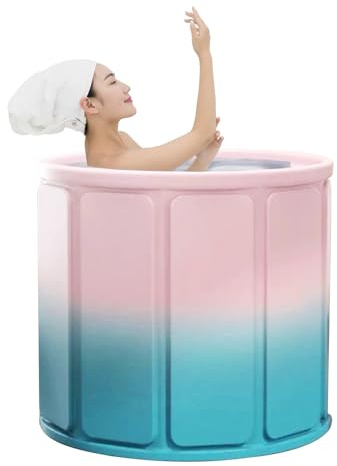 Baignoire pliable portable pour adultes et 70 x 70 x 65 cm, baignoire de douche étanche pour la maison, le camping, les soins aux personnes âgées, solution domestique compacte