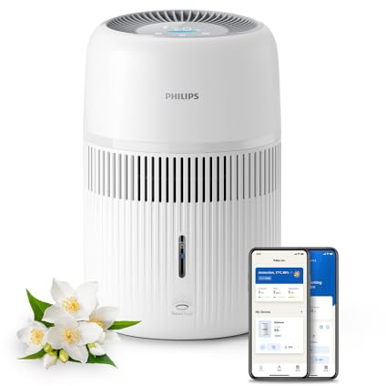 Philips luftfuktare 4000-serien, Hygienisk luftfuktning, 99,97% Färre Bakterier, 3,5 L Vattentank, 275 ml/h, Rum upp till 41 m², Vit (HU4209/00)