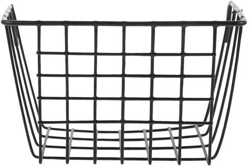 Ciieeo Cesta Metálica para Heno para Conejos Comedero Colgante Resistente de Hierro Negro para Jaula Soporte Práctico para Alimentación de Cobayas y Pequeños Roedores
