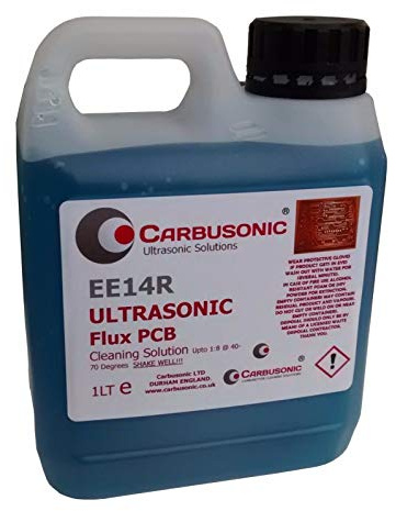 Carbusonic limited Ultrasonic Cleaning Fluid Flux Removing PCB Formula 1 LT