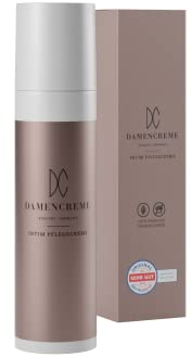 DAMENCREME Intim Pflegecreme für Frauen 75 ml I Damen Intimcreme mit Mikrosilber I Bei trockener & gereizter Haut I Intimpflege Damen vom Gynäkologen empfohlen I vegan & dermatologisch getestet