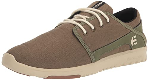 Etnies Scout Mens' Skate Shoe Olive/Tan/Gum - Sustainable, Durable and Comfortable Sneakers