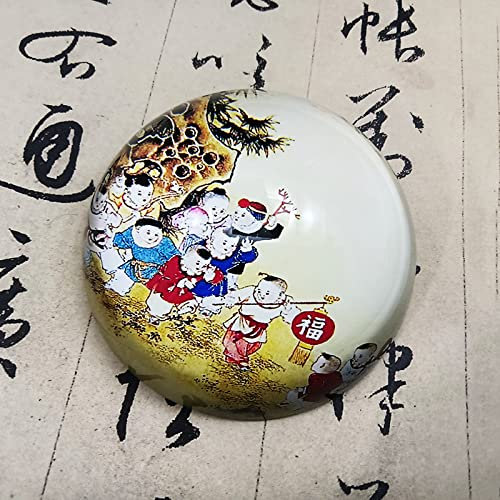 Handgemachte Kristallglas Cartoon Junge Hemisphäre Briefbeschwerer Halbkugel Glas Ornamente Home Office SuppliesTischdekoration Geschenke