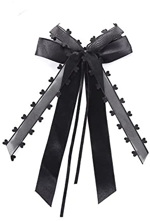 SHTGOI 30 Stück Autoschleifen Hochzeit Antennenschleifen Organza Schleifen Auto Satinband mit Herzen Autoschmuck für Auto Hochzeit Deko Tischdeko Zimmerdeko Geschenverpackung Schwarz
