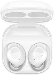 Samsung Galaxy Buds FE Cuffie Bluetooth True Wireless, Cancellazione attiva dei rumori (ANC), Fit Ergonomico, 3 Microfoni, Controlli touch, Bassi profondi, White 2023 [Versione Italiana]