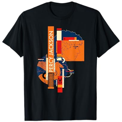 Disney Percy Jackson and Pegasus Greek Vase Style T-Shirt