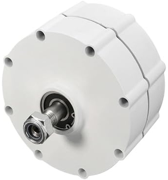 Turbinas de viento, Nerador De Imán Permanente Sin Engranajes, Nerador Eléctrico De 5kW For Molino De Viento, Dinamo, Turbina De Agua, 5000W, 12V, 24V, 48V, For Uso Doméstico ( Color : No Base , Size