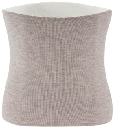 MilyaDE Winter Imitat Kaschmir Samt Nierenwärmer Rückenwärmer Hüftwärmer Damen Herren Senioren Taillenwärmer Bauchschutz Magenpflege Elastisch Taille Unterstützung, Kamel XXL